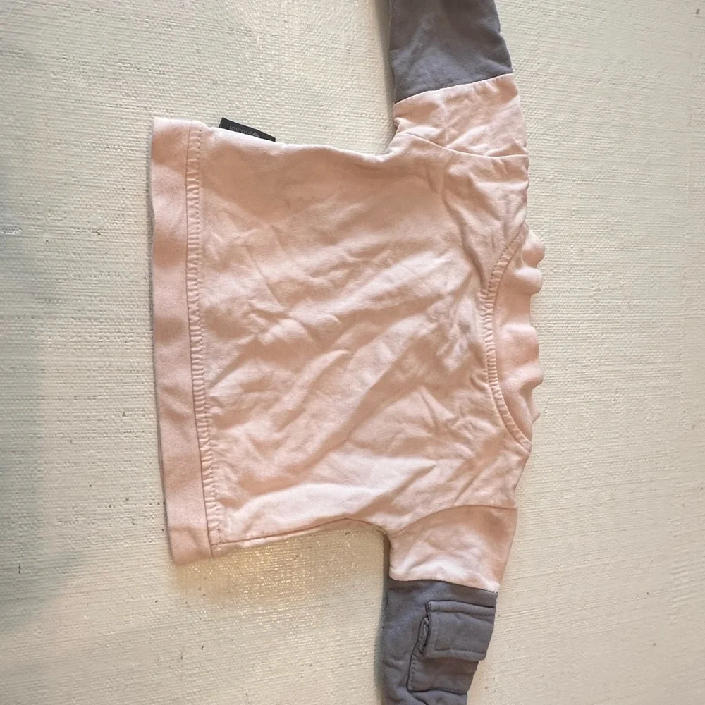 DESIGNER- Charming Pink and Gray Kids Outfit - Picture 14 of 14